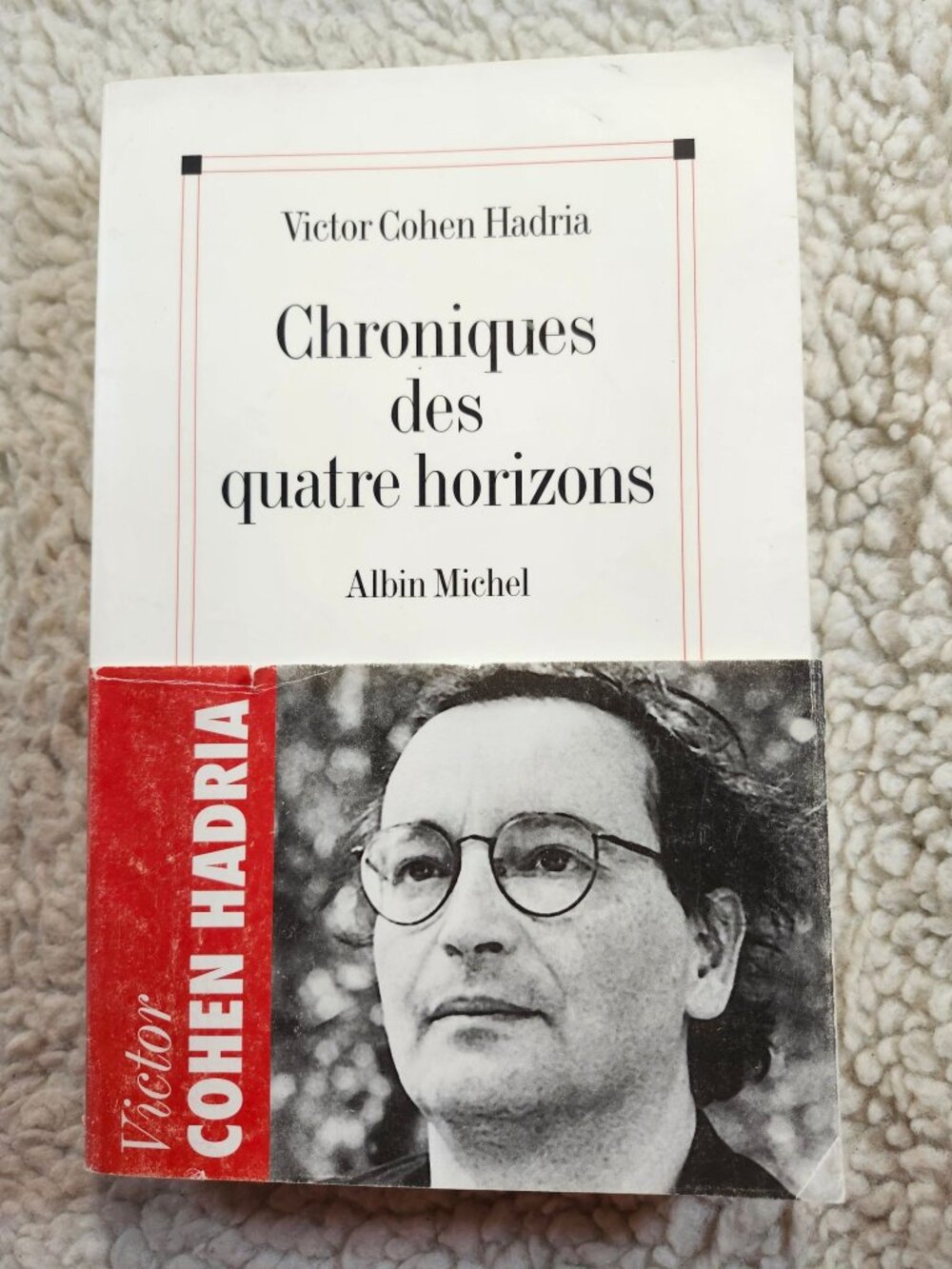 Victor Cohen Hadria Chroniques des quatre horizons French Pk Albin Michel 1998